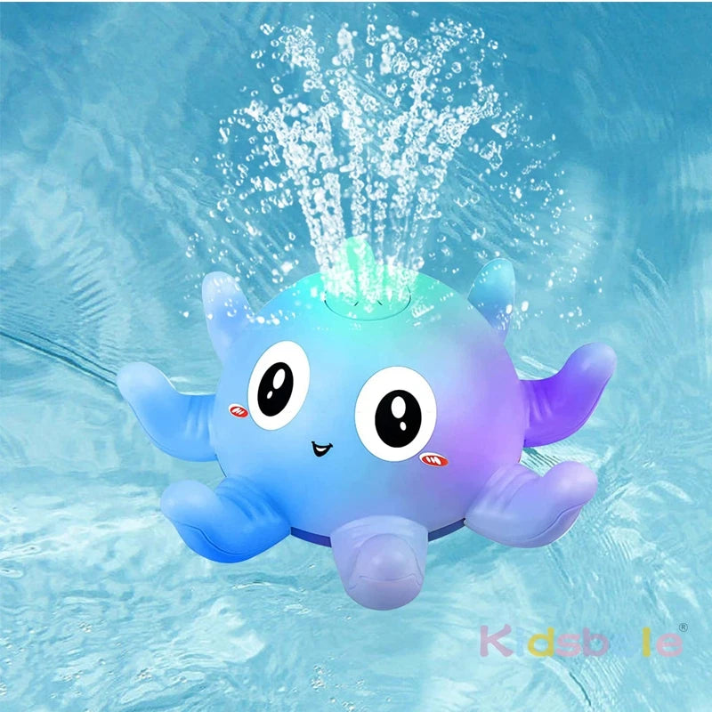 Light-Up Musical Octopus Baby Bath Spray Toy