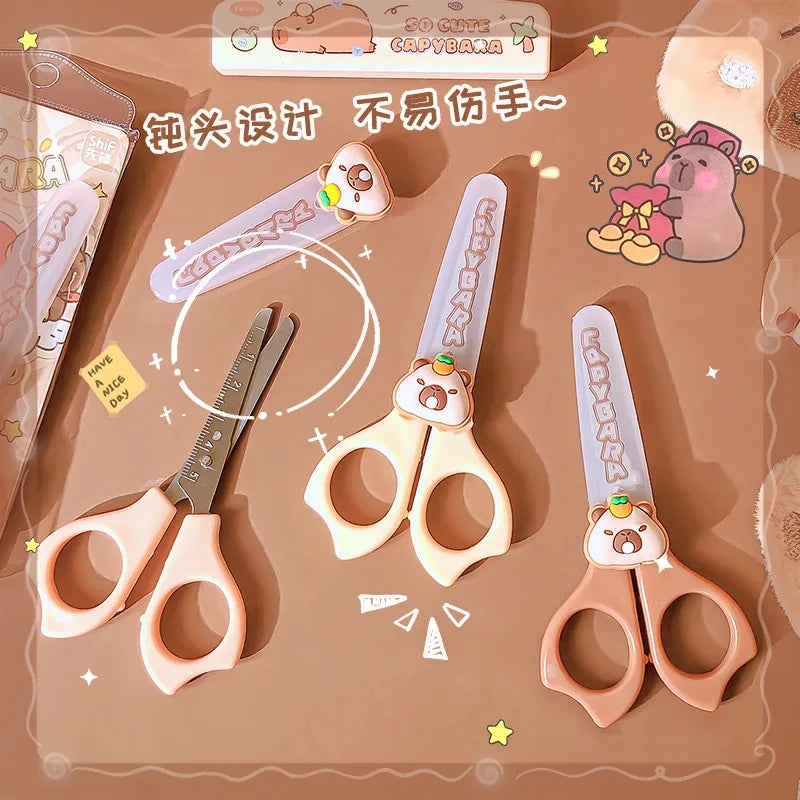 Capybara Mini Craft Scissors for Kids