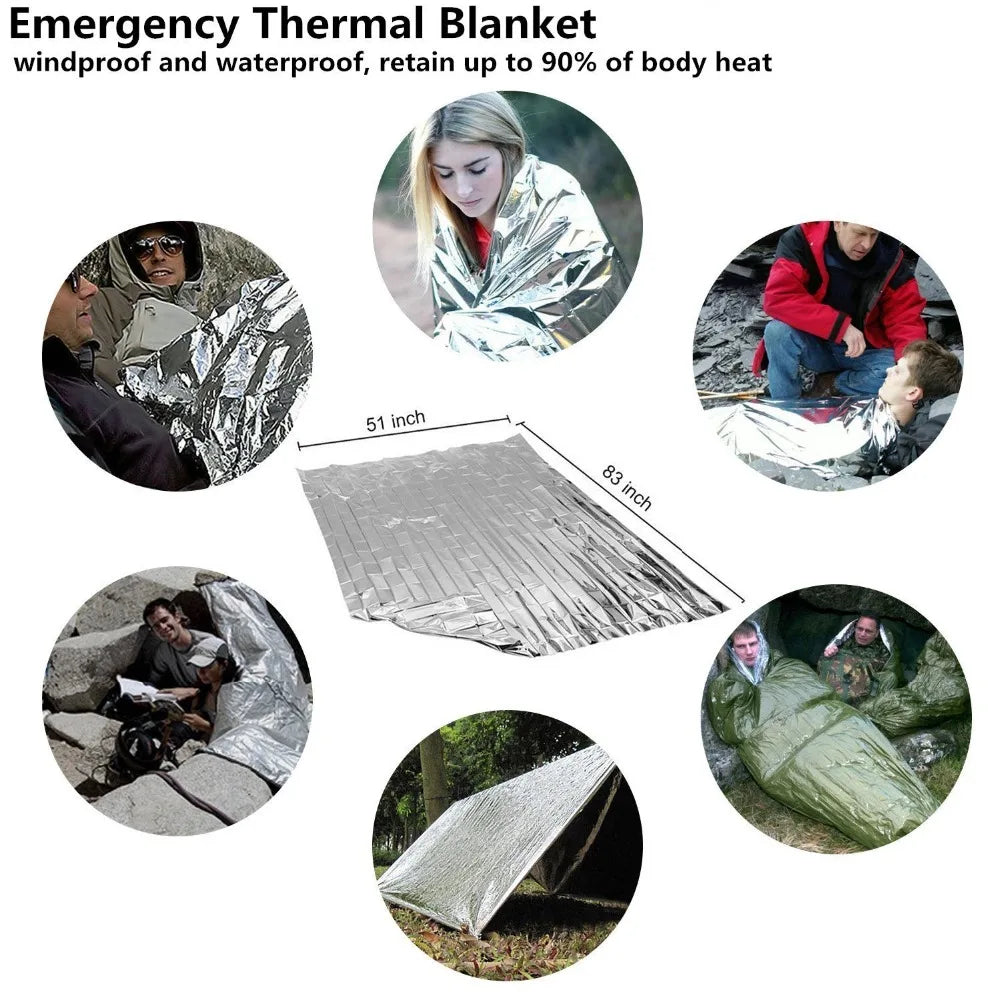 Outdoor Emergency Survival Gear Set - Camping & Hiking