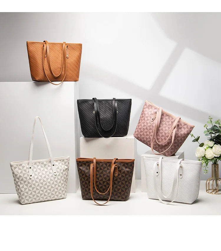 Embossed Floral Handbag