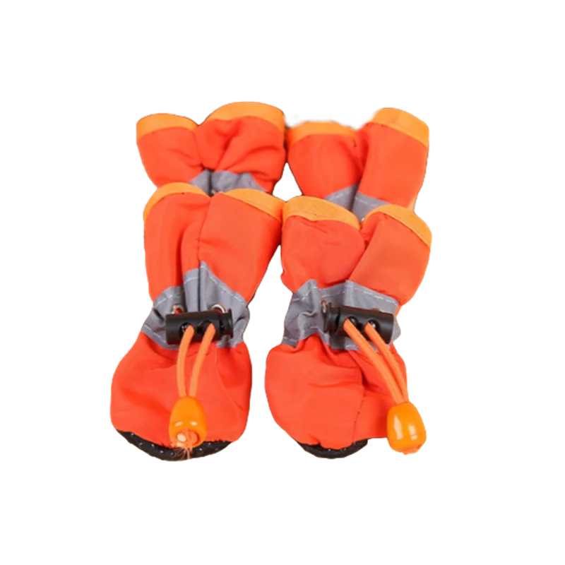 Waterproof Anti-Slip Dog Rain Boots (4 pcs)