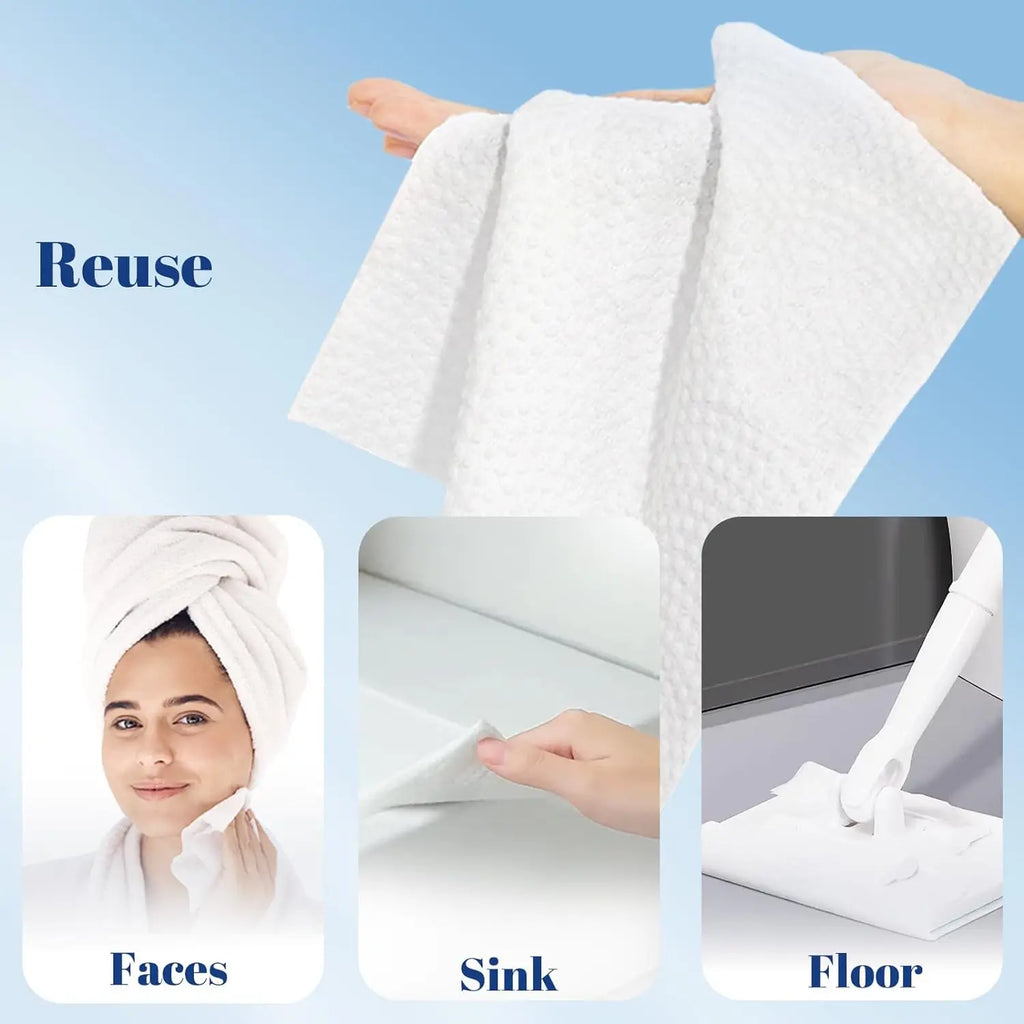 Thickened Disposable Face Towels – 40 Wipes per Box