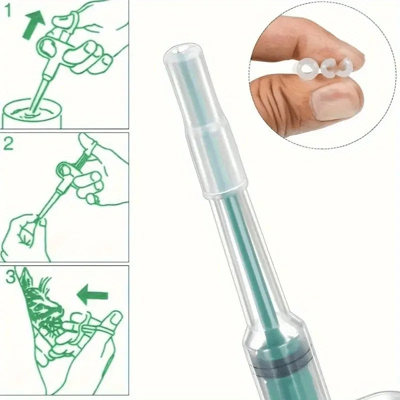Pet Medicine Dispenser with 2 Soft Tips for Cats & Dogs