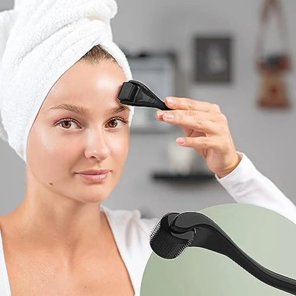 Derma Roller 540 Needles - Microneedling for Hair Growth & Face Care