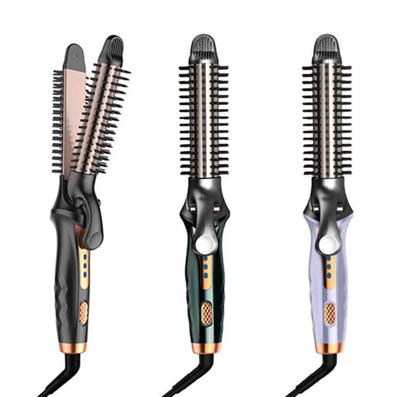 Multi-Functional Hair Straightener – Ceramic Plates for Straight & Curly Styles