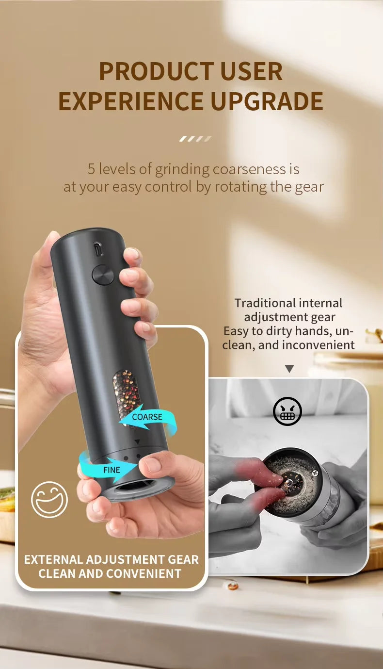 Rechargeable Salt & Pepper Grinder