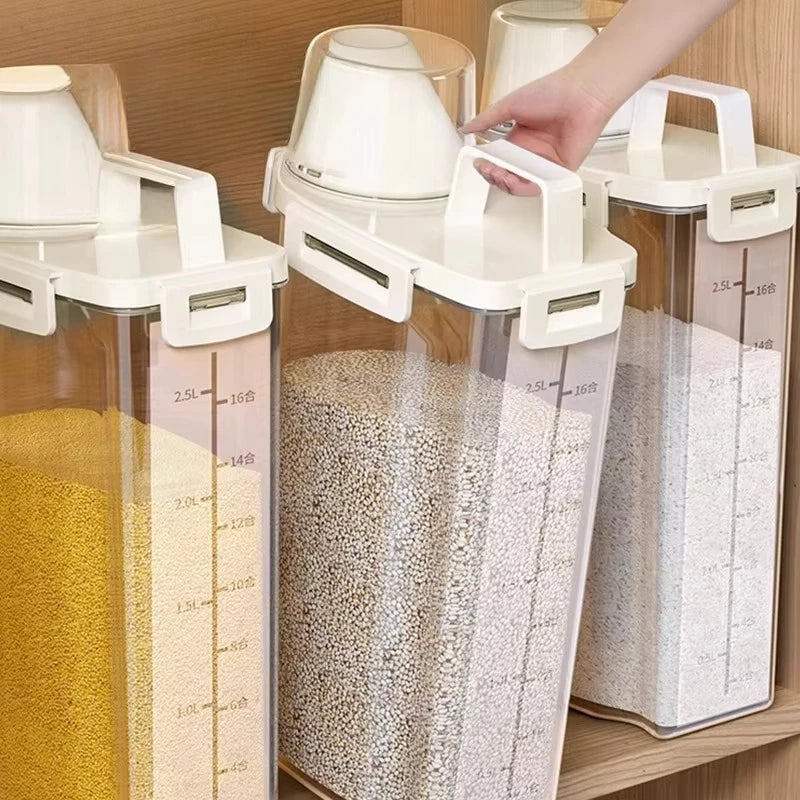 Airtight Dry Food Storage Container with Lid – BPA-Free, Pantry Organiser