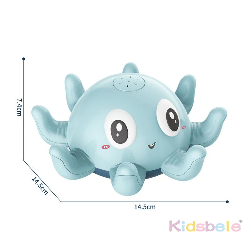 Light-Up Musical Octopus Baby Bath Spray Toy