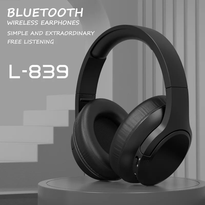 Wireless Bluetooth 5.3 Over-Ear Headphones with Hi-Res Audio