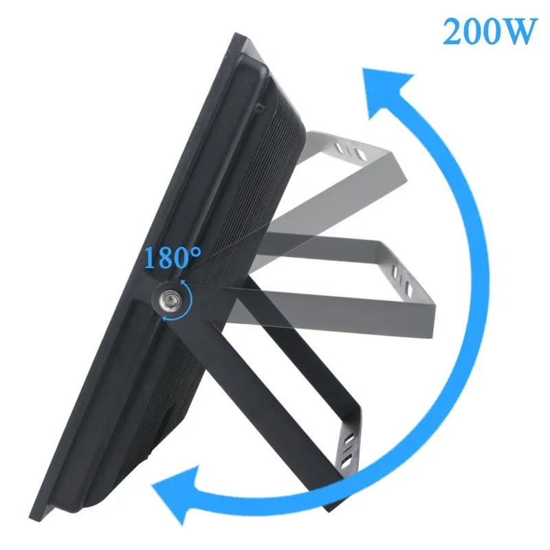 LED Flood Light - Spotlight 100W 150W 200W - Outdoor Lighting 6500K Waterproof - Lamps AC220V