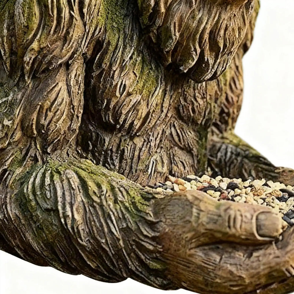 Bigfoot Garden Sculpture & Wild Bird Feeding Station