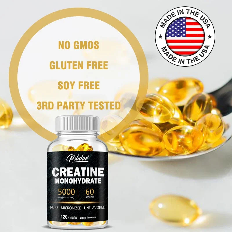 Creatine Monohydrate Powder - Strength, Endurance & Muscle Building