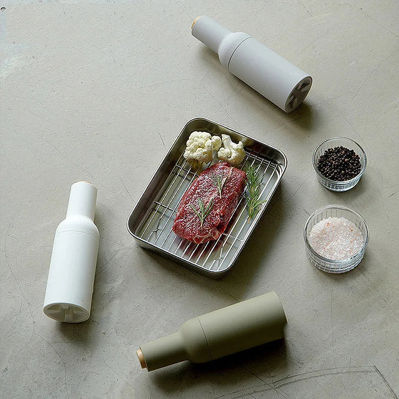 Electric Salt & Pepper Grinder Set – USB Rechargeable