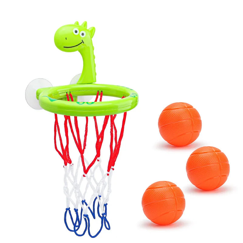 Kids Bath Toy - Suction Cup Basketball Hoop with 3 Balls