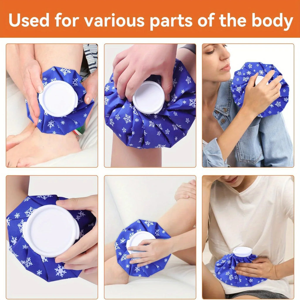 Reusable Cotton Ice & Heat Pack Set – 3 Sizes (6", 9", 11")