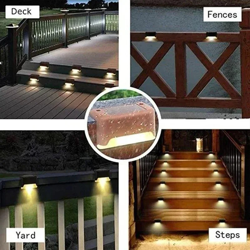 Waterproof Outdoor Solar LED Lights (Pack of 1–12)