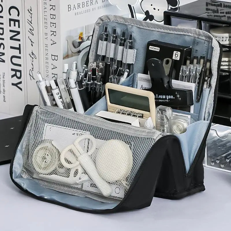 Large Capacity Pencil Case & Stationery Storage Bag