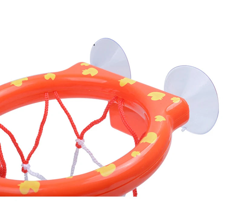 Baby Bath Basketball Shooting Toy Set with 3 Balls