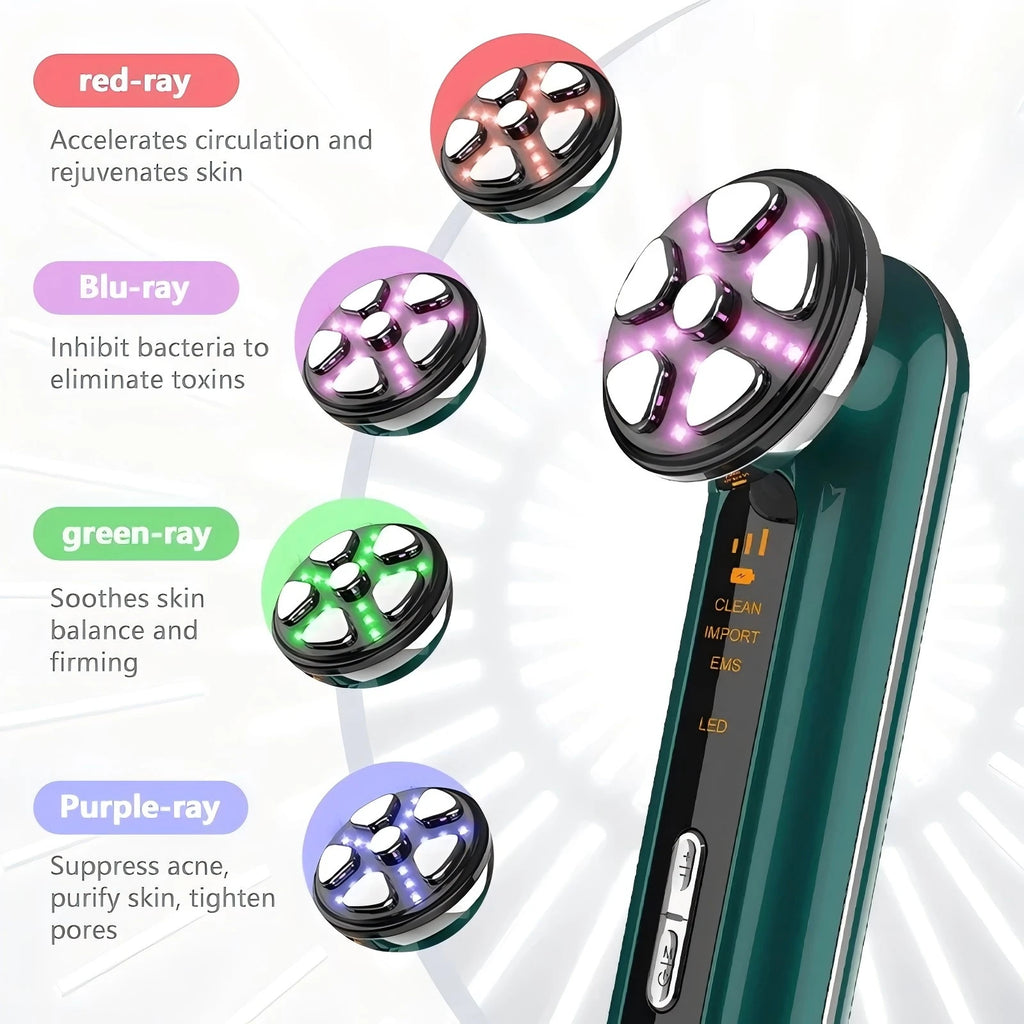 Microcurrent Facial & Neck Device - LED Photon Rejuvenation