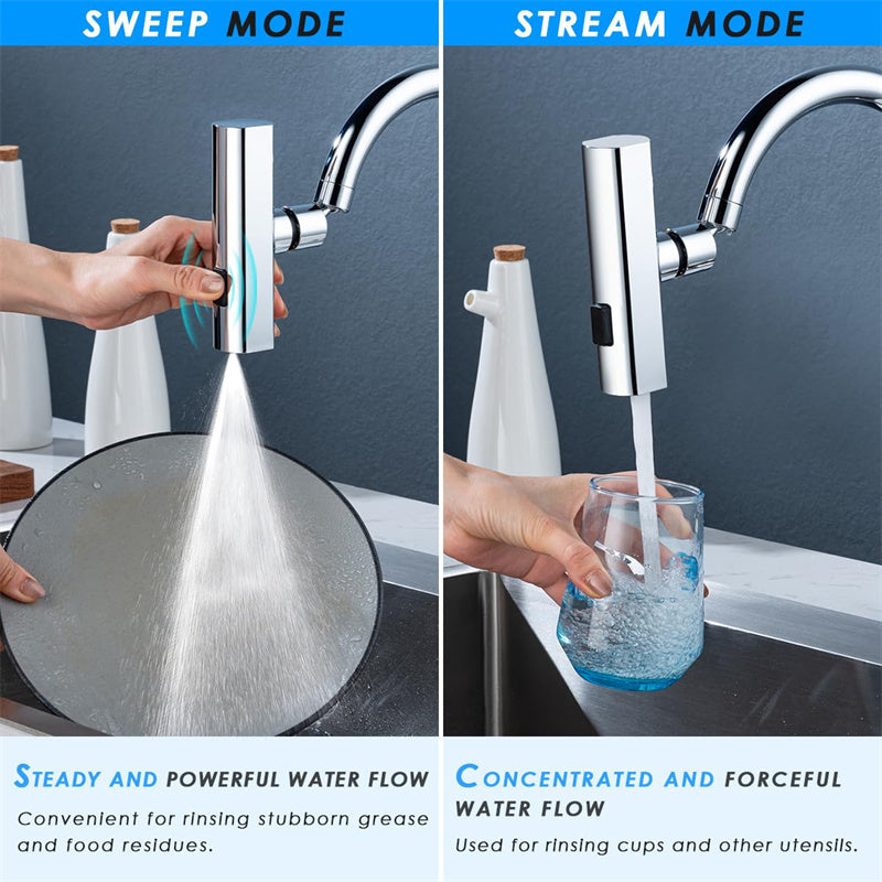 Rotating Faucet Nozzle - Splash-Proof Water Outlet