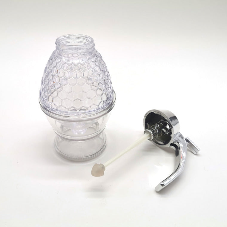 Honey Squeeze Bottle - Drip Dispenser Jar