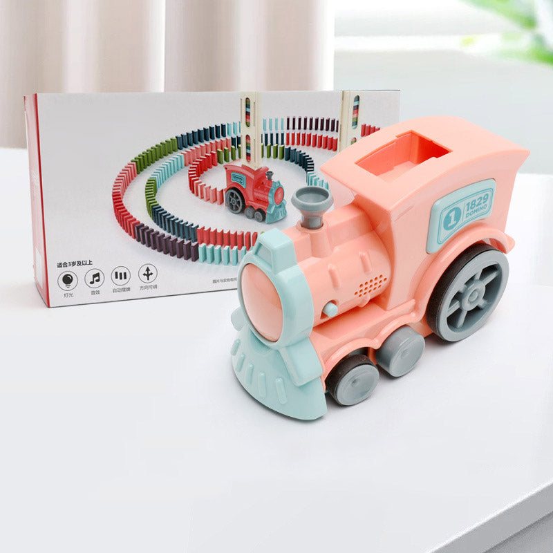 Electric Domino Train Toy - Automatic Building Blocks