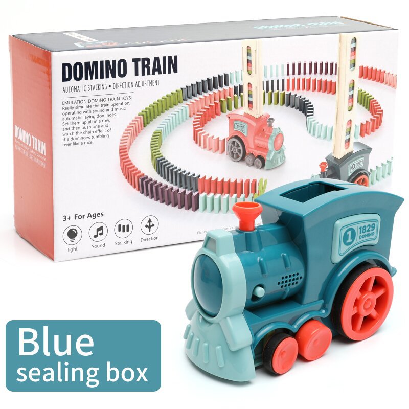 Electric Domino Train Toy - Automatic Building Blocks