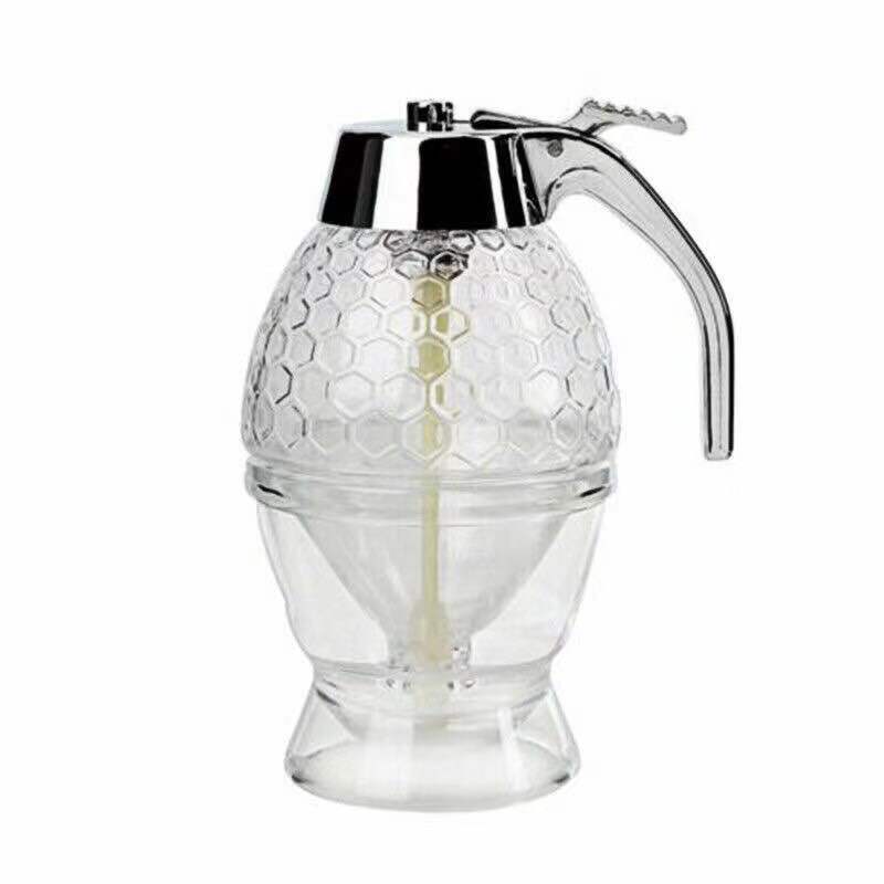 Honey Squeeze Bottle - Drip Dispenser Jar