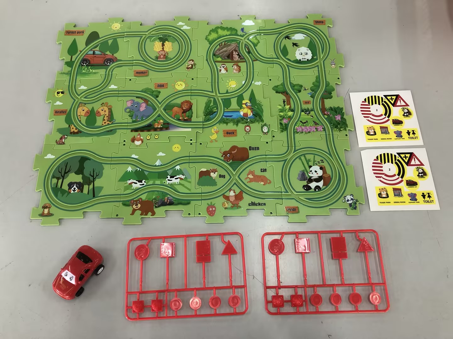 Electric Railroad Puzzle - DIY Construction Toy