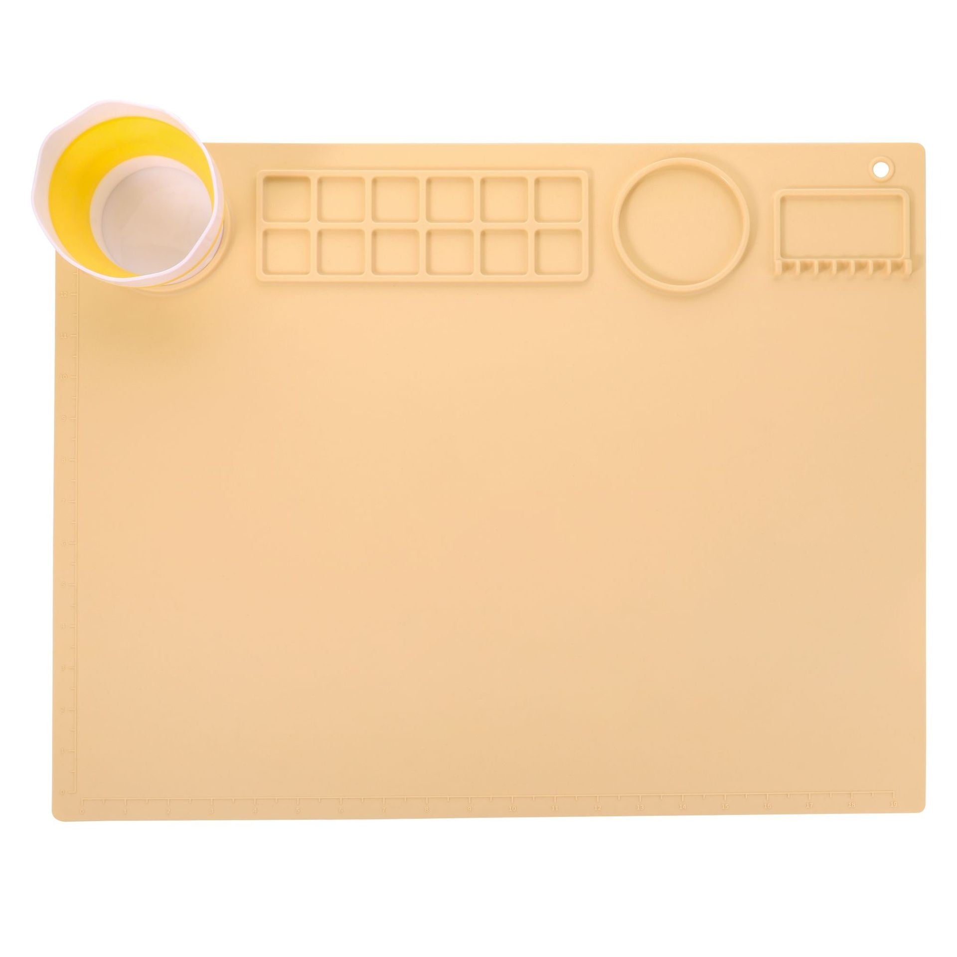 Silicone Double Bowl Painting Mat