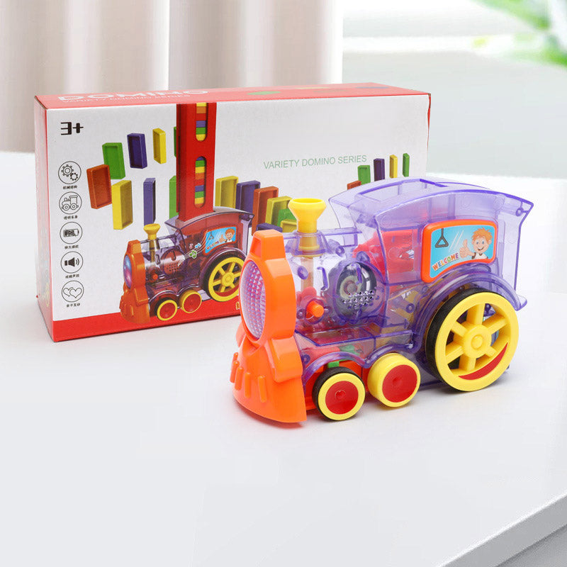 Electric Domino Train Toy - Automatic Building Blocks
