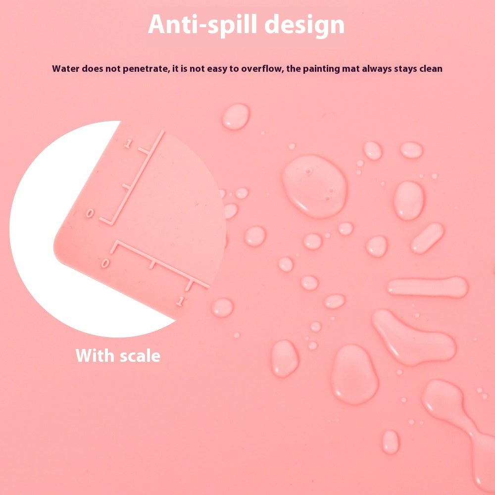 Silicone Double Bowl Painting Mat