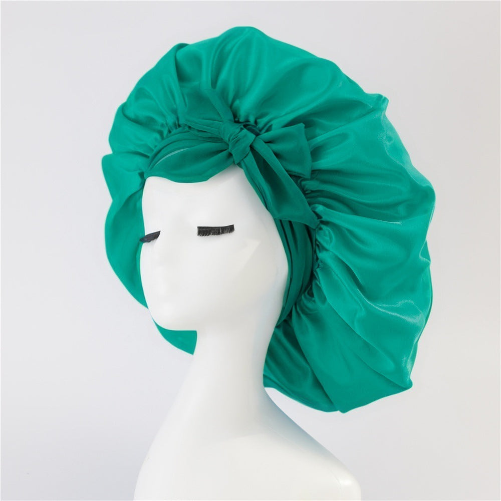 Satin Ribbon Hair Bonnet
