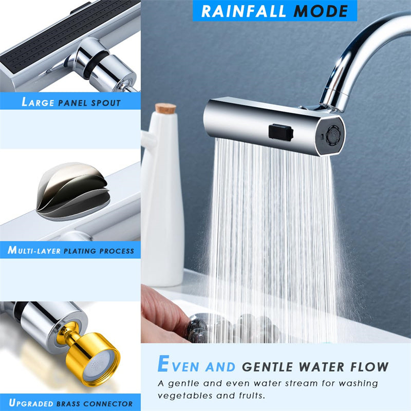 Rotating Faucet Nozzle - Splash-Proof Water Outlet