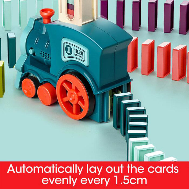 Electric Domino Train Toy - Automatic Building Blocks