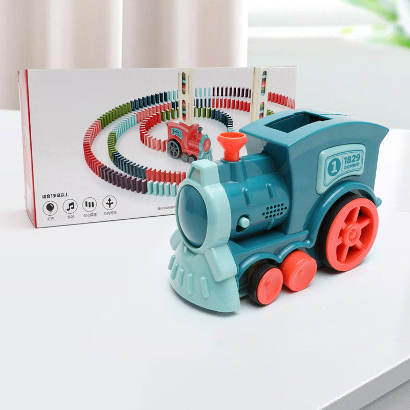 Electric Domino Train Toy - Automatic Building Blocks