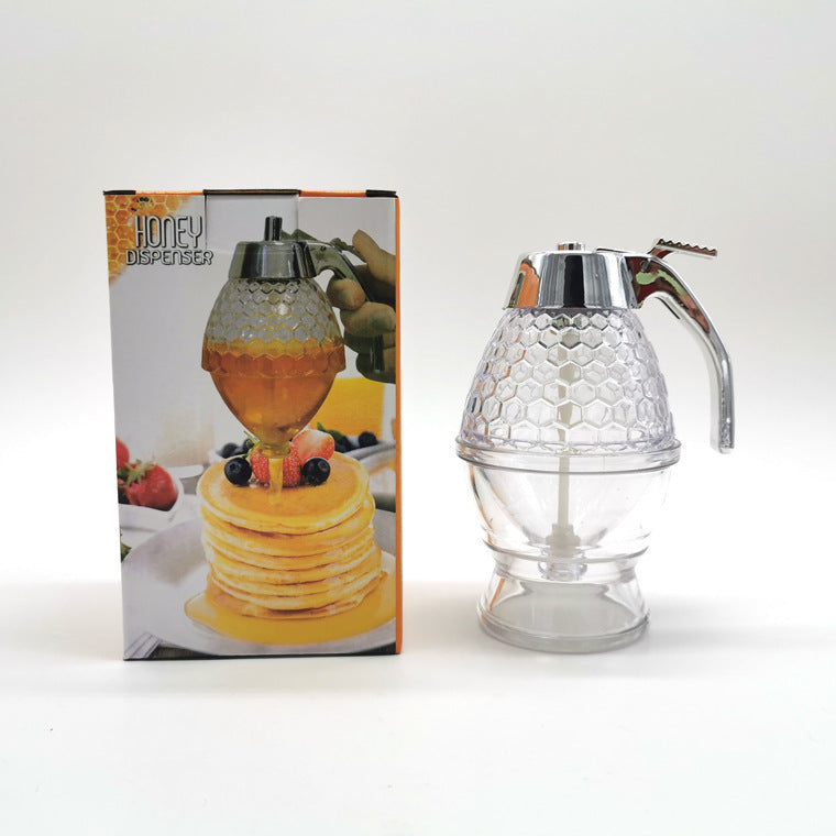 Honey Squeeze Bottle - Drip Dispenser Jar