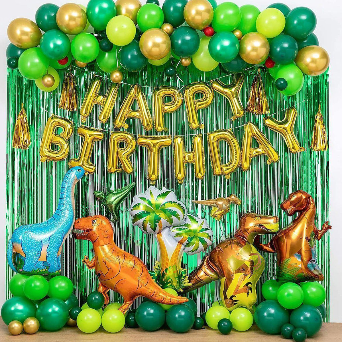 Dinosaur Balloon Curtain – Kids Birthday Party Decoration