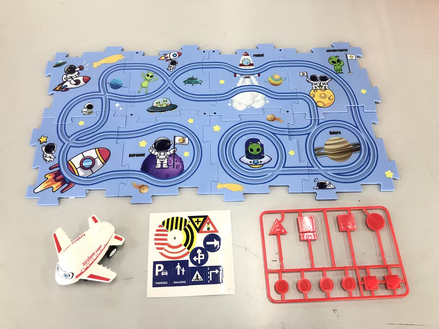 Electric Railroad Puzzle - DIY Construction Toy