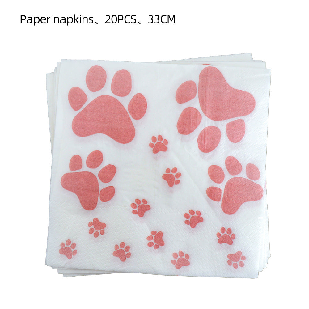 Dog Paw Party Birthday Decorations