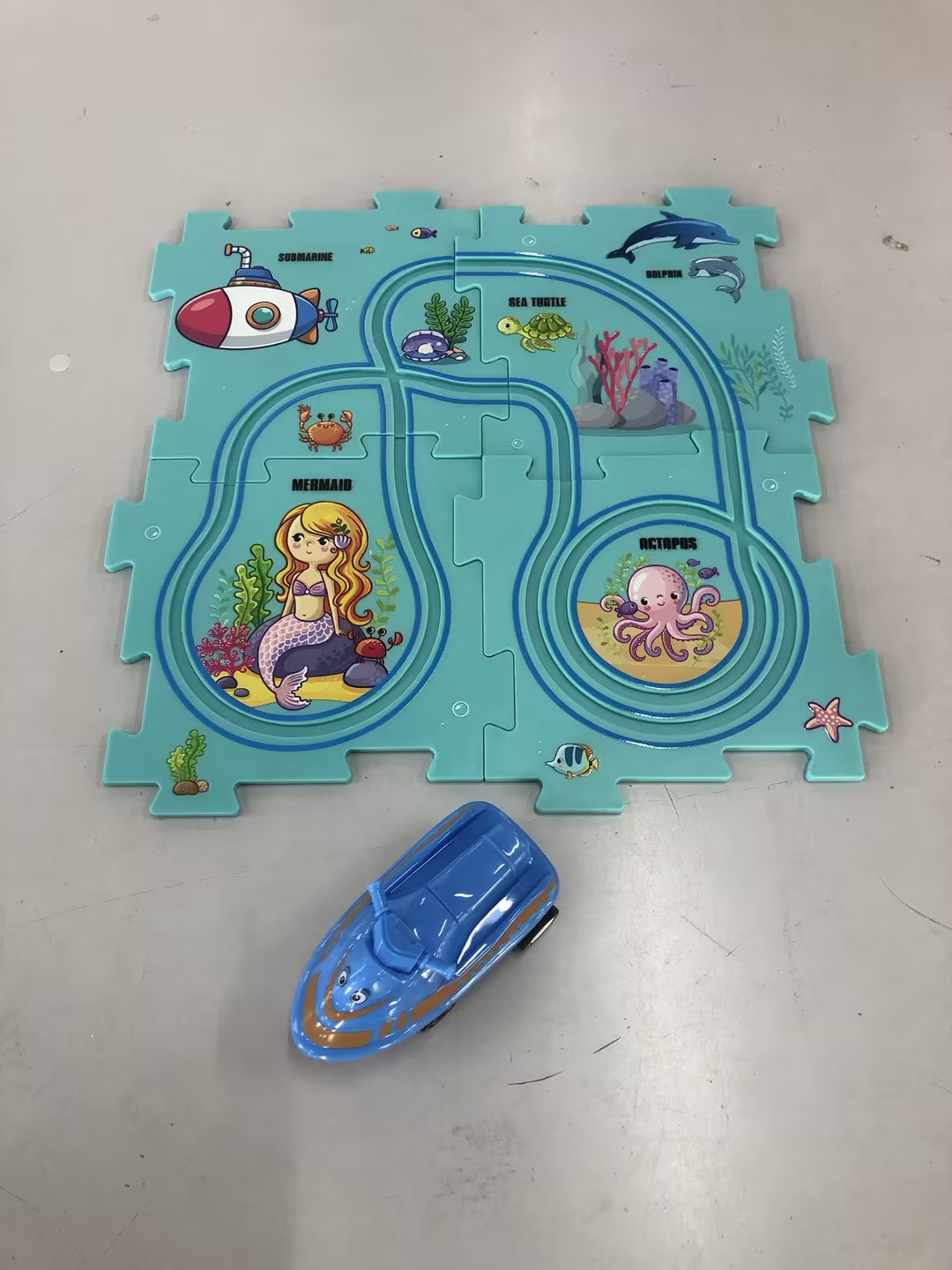 Electric Railroad Puzzle - DIY Construction Toy