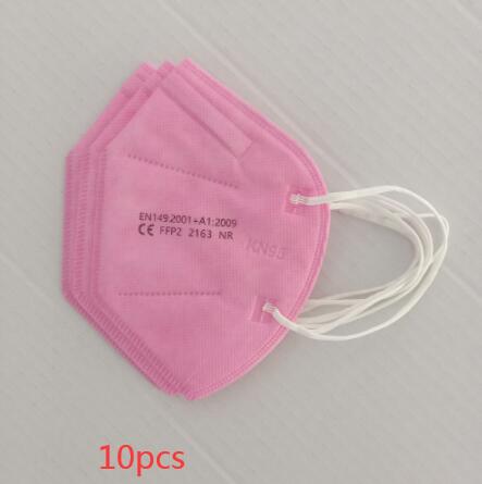 5-Layer Protective Face Masks - Colored