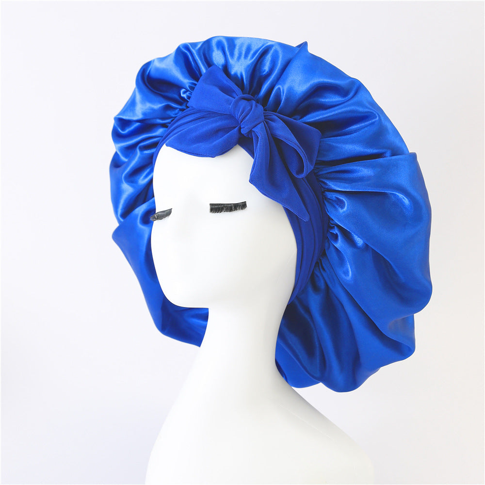 Satin Ribbon Hair Bonnet