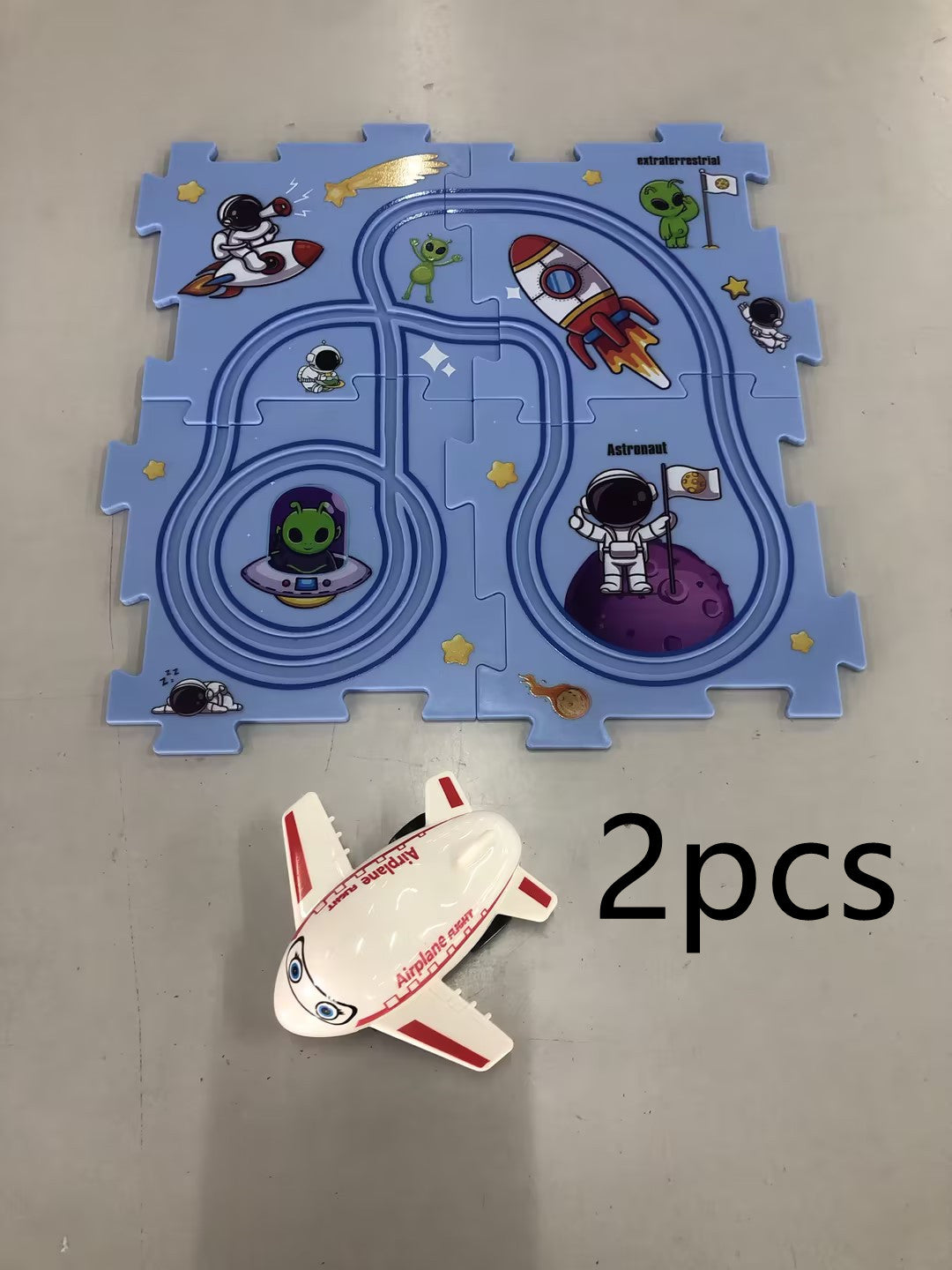 Electric Railroad Puzzle - DIY Construction Toy
