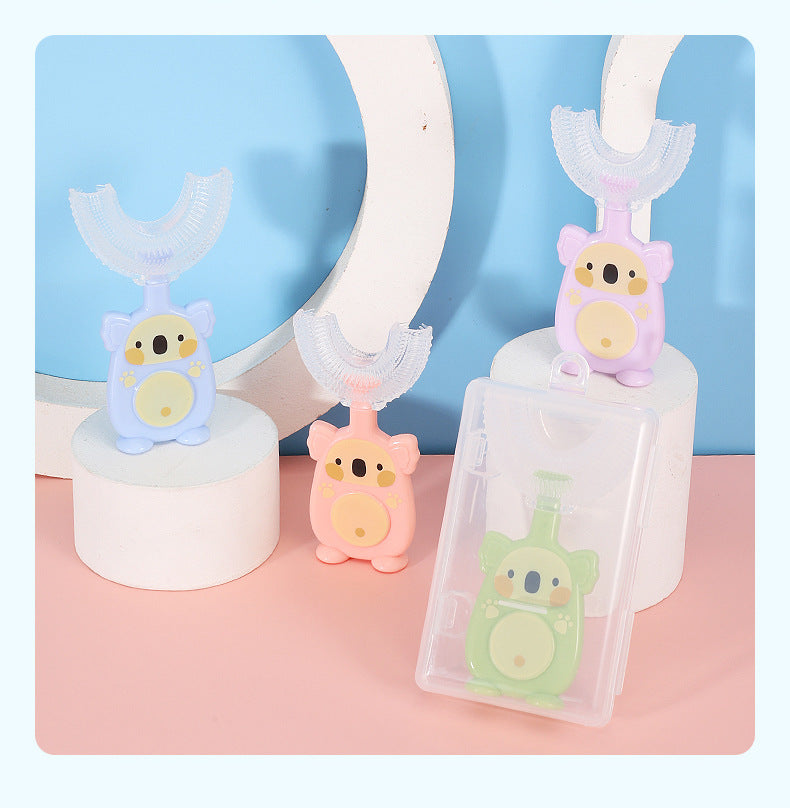 U-Shaped Silicone Toothbrush for Kids