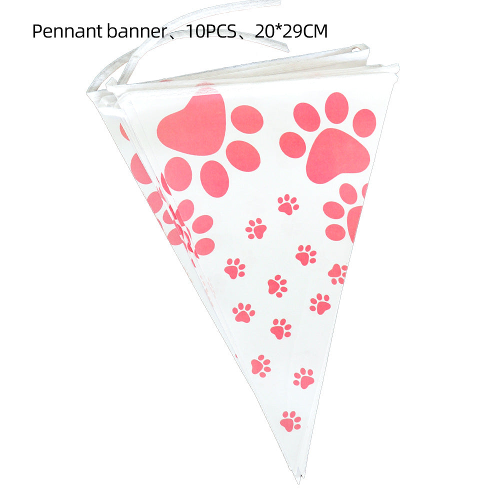 Dog Paw Party Birthday Decorations