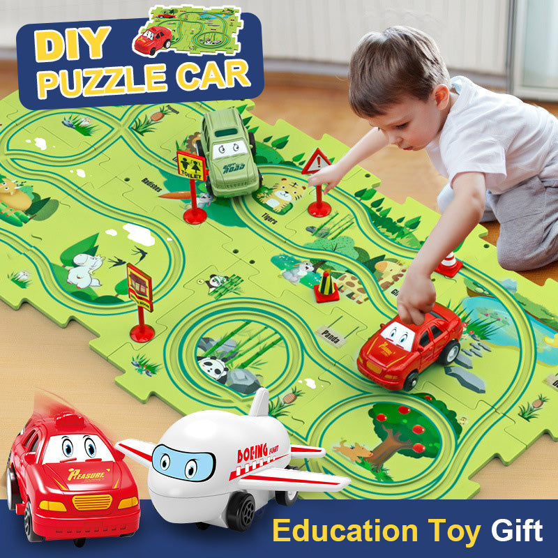 Electric Railroad Puzzle - DIY Construction Toy